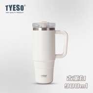 TYESO | แก้วกระบอกใช้ในรถยนต์พร้อมหลอด สำหรับเก็บความเย็น