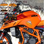 KTM READY TO RACE Spray Painted Honda Yamaha Reflective Sponsor ADV READY TO RACE Waterproof Motorcycle Body Sticker