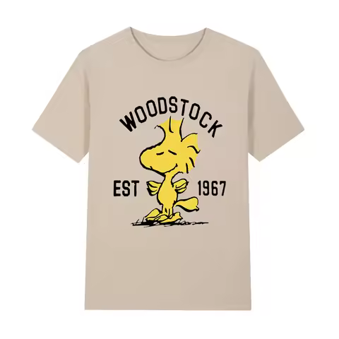 Woodstock Vintage T-shirt 3 Days Peace Music Colorful Logo Guitar Bird Cotton Men T shirt New Tee Ts