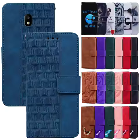 J730 Leather Case For Samsung Galaxy J7 (2017) Magnetic Flip Wallet Case Cover Also known as For Sam