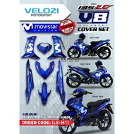 COVER SET LC135 V8 TANAM MOVISTAR / MONSTER ENERGY