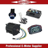 QSMOTOR QS180 8000W Mid Drive Motor Conversion Kit 72V High Torque Motor with Fardriver ND721200B Co