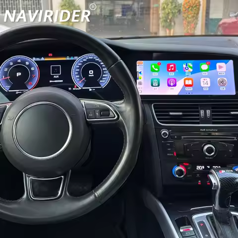 12.3+10.25" Dual Screen For Audi A4 A5 A4L S5 B9 RS4 RS5 Q5 2009-2016 Carplay Car Android Multimedia