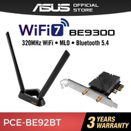 ASUS PCE-BE92BT WiFi 7 PCIE Wireless Adapter BE9300 Tri-Band 6GHz Bluetooth 5.4 External Antenna