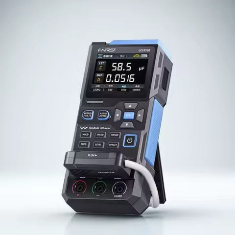 FNIRSI® LC1020E Precision Handheld Digital Bridge LCR ESR Tester Resistance Capacitance Inductance E