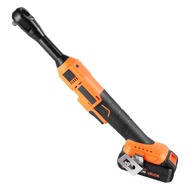 U52U hit Electric Ratchet Wrench 3/8 Inch Drive 18V Lithium Ion Battery 66 Ft-lbs Torque Cordless Au