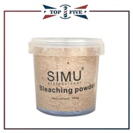 Simu Professional Bleaching Powder 500g Simu Bleach Salon Professional Serbuk Peluntur Rambut Blond 