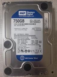 WD 藍標 750GB 桌上型 SATA 硬碟