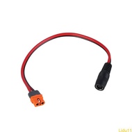 Lidu11 XT60I Female to DC7909 Female Adapter Cable for Portable Power Stations