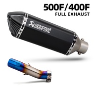 Akrapovic Racing Motorcycle Exhaust pipe Steel kit Slip On Line For Honda CB500F CB400F CB400 CB500 