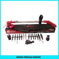 Mesin Potong Rumput Cas Listrik Edon AGT-12 / Potong Rumput Baterai 12 volt 2 Baterai Set Mata Pisau