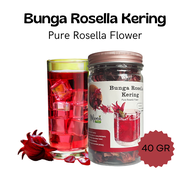Teh Bunga Kering ROSELLA - Minuman Teh Herbal Rosella Merah - Teh Kesehatan Rosella Kering