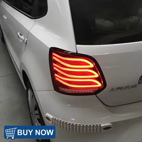 Auto Rear Back Lamps For Volkswagen Polo 2011-2018 LED Car Taillights Assembly Upgrade Benz GLK Styl