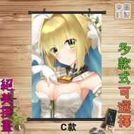 【逆萌二次元】新款實體照 fate go fgo 尼祿玉藻前童謠花嫁Saber1♥掛畫海報禮品動漫周邊♥掛軸牆壁JP