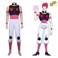 HUNTER -Hisoka Cosplay Costume Vest Pants Outfits Halloween Carnival Suit and wig