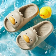17-24cm Kids&Adults Cartoon Duck Slippers Non-slip Bathroom Shoes