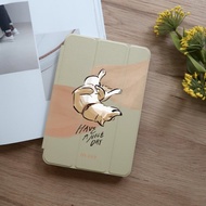 iPad 12.9/Air5/iPad 9/mini 7系列 耍萌柴犬 皮革平板保護套