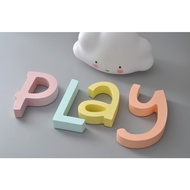 Wooden Letters and Numbers