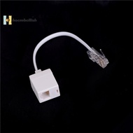 <Hoembellish> RJ11 6P4C Female To Ethernet RJ45 8P8C Male F/M Adapter Converter Cable Phone well