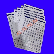 Window Card 10 sets in a pack A2,S2,M2,D2