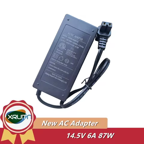 14.5V 6A 87W AC DC Adapter For GVE GM95-145600-D Car Refrigerator Charger 12/24V for MCD65 MCD50 LC3