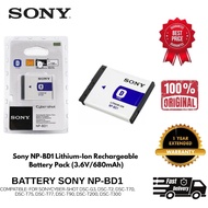 【SG Stocks】( 100% SONY SG )Sony NP-BD1 forDSC-G3, DSC-TX1, DSC-T2, DSC-T70, DSC-T75, DSC-T77, DSC-T9