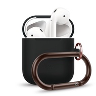 Elago AirPods隨身扣環保護套-黑(適用二代AirPods)