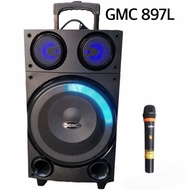 Ampli portable GMC 897L + mic wireless. Speaker portable Bluetooth