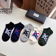 全新日本ASICS 鬼冢虎情侶款純棉襪ASICS  船襪ASICS 短襪 ASICS 襪 ASICS socks