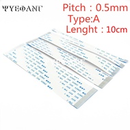 5PCS Flat flexible cable FFC FPC LCD cable AWM 20624 80C 60V VW-1 FFC 0.5MM 10cm Length 4/6/8/10/12/