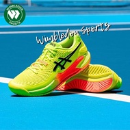 Asics Gel Resolution 9 PARIS Safety Yellow Black Tennis Shoes Asics Boss Gel Resolution Paris/