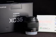 FUJIFILM 富士 XC 35mm F2 公司貨 非23 27 30 33 1.4 sigma 適馬 唯卓仕 35