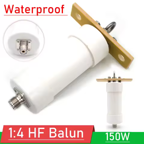 200W 1:4 Balun 1-56MHz Ratio Balun f/ HF Winton Short wave Antenna Receiver HAM radio 4:1 Balun 50oh