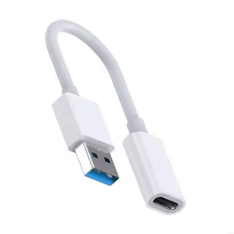 5Gbps USB A to Type C Female Power Cable Headsets Converter Cord 15CM 5.9in Y3ND