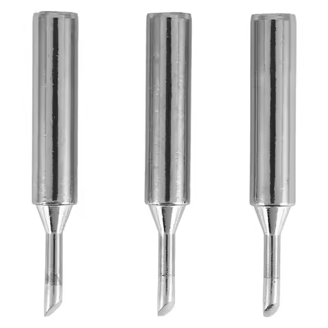 AT02-3Pcs 900M-T-2C 60W 2Mm Width Bevel Soldering Solder Iron Tip 43 X 6Mm