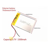 3.7V 1500mAh 0.5c 454261 Rechargeable LiPo Li-Po Battery GPS