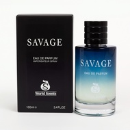 % SAVAGE EAU DE PARFUM SPRAY BY WORLD SCENTS - 100ML