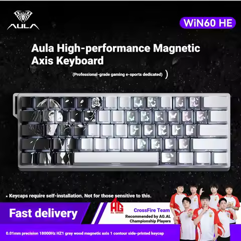 AULA WiN60 Gaming Magnetic Axis Keyboard Esports Gaming Office Customization 8K Mechanical Wired Hot
