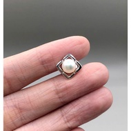 Akoya 6.3mm silver brooch, MIKI.MOTO brand, selected from Japan