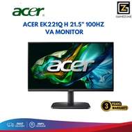 ACER EK221QH 21.5" FHD MONITOR (21.5" VA FHD / 1MS / 100HZ / VGA + HD MI)
