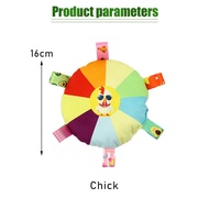 Mainan Anjing Boneka Lembut Gigitan Bunyi Bentuk Piring Terbang Flying Frisbee Lempar Training Dog S