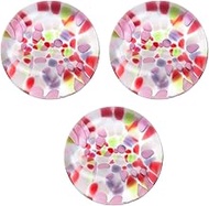 Aderia F-79858 Tsugaru Vidro Chopsticks Rest, 1.4 x 0.4 inches (3.5 x 1 cm), Set of 3, Japanese Fuku