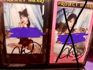 女優 手帕, 簽名貼紙,(100for both).                          河北彩伽 拍立得