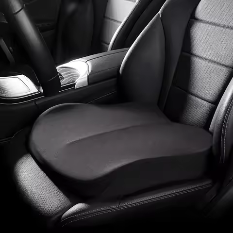 Car Seat Booster Cushion Raised Cushion Driver's Seat Thickened Memory Foam Breathable Auto Height S