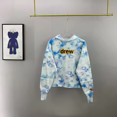 Drew House Suit Hoodies Streetwear Print Graphic Hoodie Women Men Hip Hop Pullover Sweatshirt Unisex