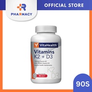 R Pharmacy | Vitahealth Vitamins K2+D3 90S