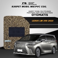 Royal Mart - Lexus LM350 2023 Car Carpet Full Set/Premium Vermicelli Noodle Carpet Anti Slip PVC Mat Car Interior Accessories