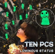 10 PCS Fairy Garden Accessories Tree E-es Glow in Dark Garden Alien