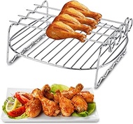 Kitchen Tools, Double Layer Skewers Baking Tray For Philips Air Fryer Replacement Bbq Rack Kitchen Home Gardening