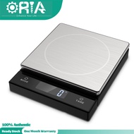 ORIA Gigital Kitchen Scale 10Kg/1g Stainless Steel Food Scale with Pull-Out Display
